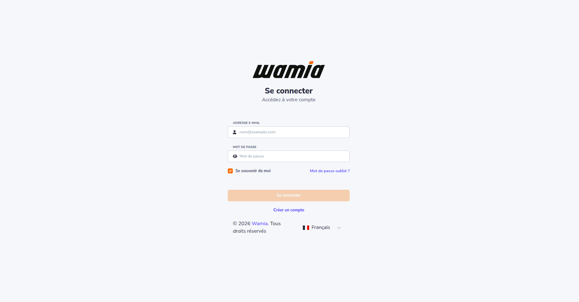 Wamia Seller Dashboard